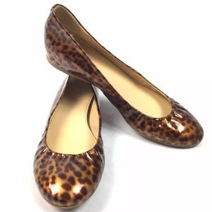 J Crew Size 8 Leopard Print Flats